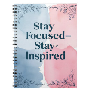 Cuaderno Mantén el Enfoque-Mantén la Inspiración