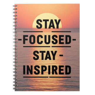 Cuaderno Mantén el Enfoque-Mantén la Inspiración opción 2