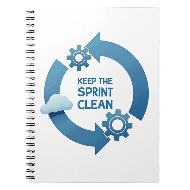 Cuaderno Mantén el Sprint Limpio (Frente)