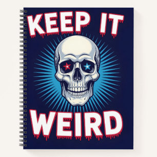 Cuaderno Mantén Extraño Cráneo