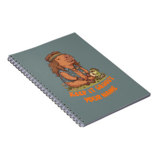 Cuaderno Mantén Groovy Capybara Lindo Retro Personalizado