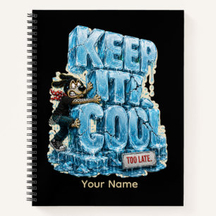 Cuaderno Mantén la Calma Camiseta de Humor de Hojas de Cálc
