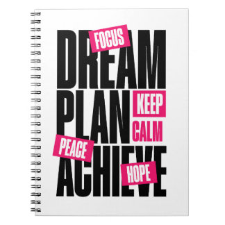 Cuaderno Mantén la Calma Motivación Esperanza Paz