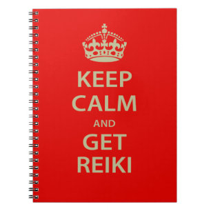 Cuaderno Mantén la calma y consigue Reiki
