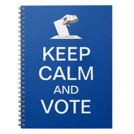 Cuaderno Mantén la Calma y Vota 2026