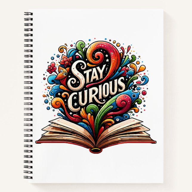 Cuaderno Mantén la curiosidad (Anverso)