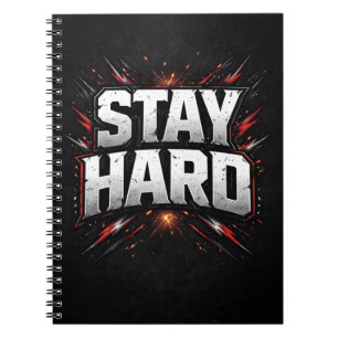 Cuaderno Mantén la Dura Cita Motivacional de Gimnasio Agres