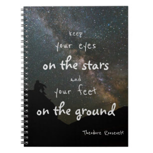 Cuaderno Mantén Los Ojos En Las Estrellas / Motivación