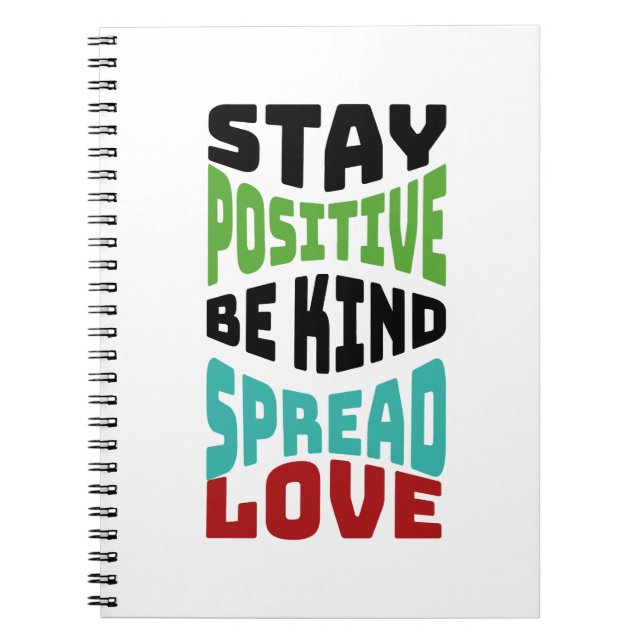 Cuaderno Mantén Positivo (Frente)