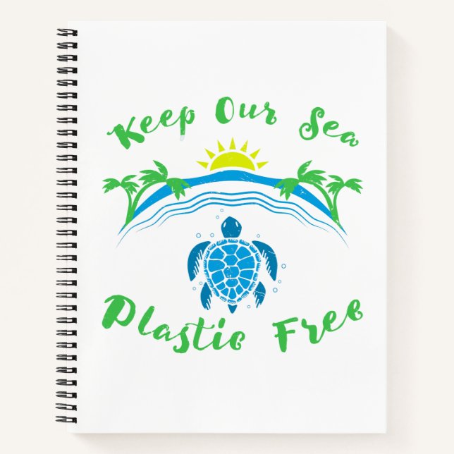 Cuaderno Mantener el océano libre de cambio climático del p (Anverso)