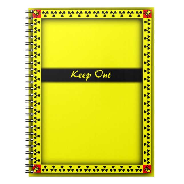 Cuaderno Mantener fuera del bloc de notas Personalizado (Frente)