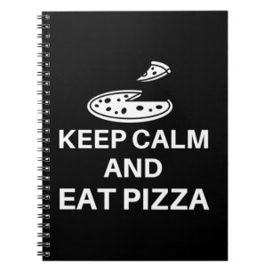 Cuaderno Mantener La Calle Y Comer Pizza