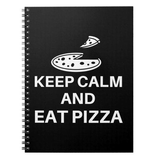 Cuaderno Mantener La Calle Y Comer Pizza (Frente)