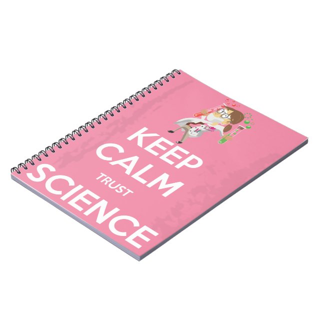 Cuaderno Mantener la calma y confiar en la ciencia (Lado Izquierdo)