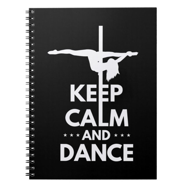 Cuaderno Mantener La Calma Y El Baile (Frente)