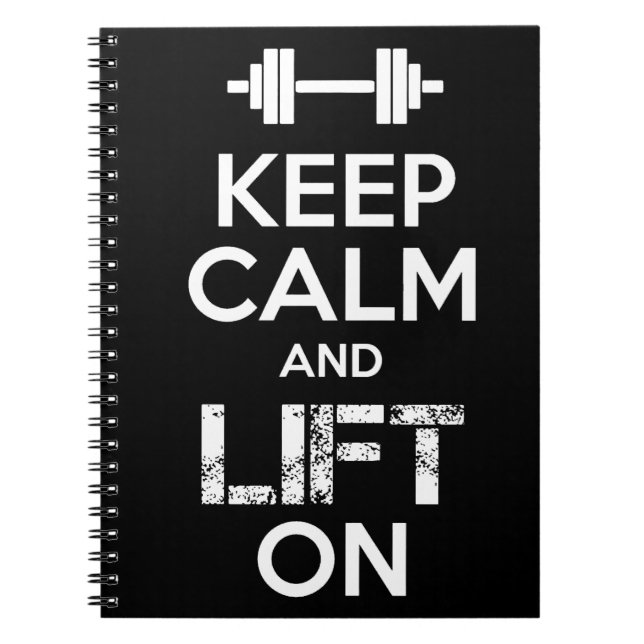 Cuaderno Mantener la calma y el REGALO encendidos - Motivac (Frente)