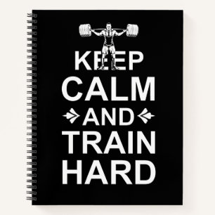 Cuaderno Mantener la calma y entrenar duro