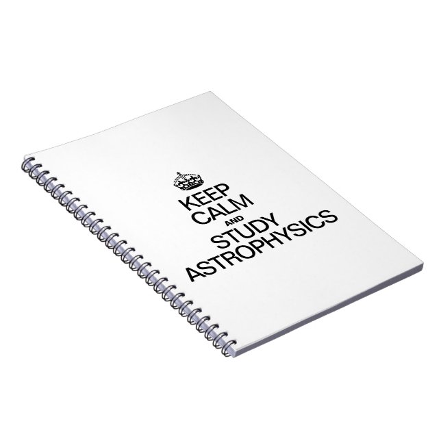 CUADERNO MANTENER LA CALMA Y ESTUDIAR LA ASTROFÍSICA (Lado Derecho)