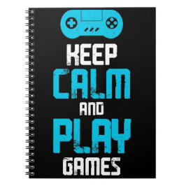 Cuaderno mantener la calma y jugar