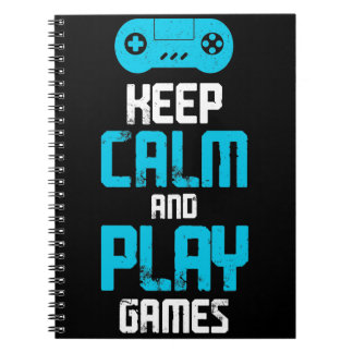 Cuaderno mantener la calma y jugar