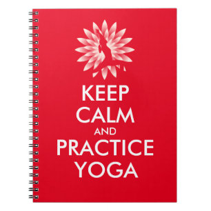 Cuaderno Mantener la calma y practicar yoga