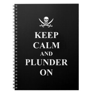 Cuaderno Mantener la calma y saquear