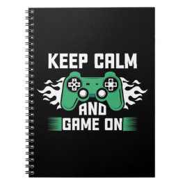 Cuaderno Mantener la calma y seguir jugando