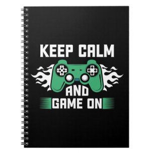 Cuaderno Mantener la calma y seguir jugando