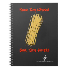 Cuaderno Mantener la Espaguetis Entera y Hervir Primero