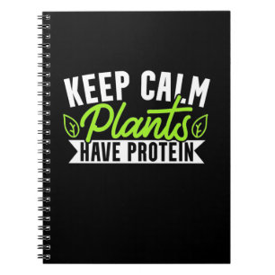 Cuaderno Mantener La Planta Tranquila Con Proteína