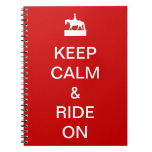 Cuaderno Mantenga la calma y continúe.