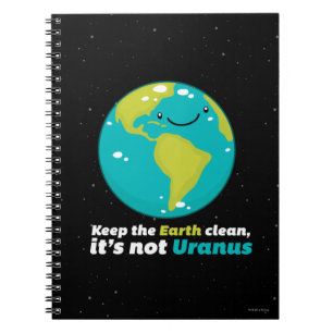 Cuaderno Mantenga la tierra limpia
