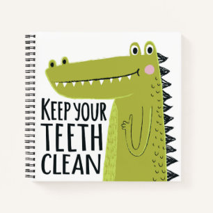 Cuaderno Mantenga sus dientes limpios