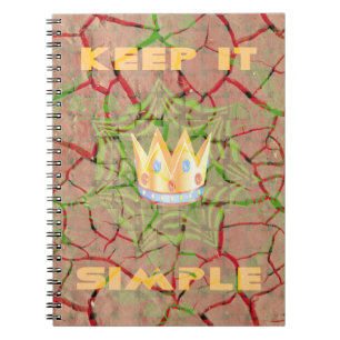 Cuaderno Manténgalo Simple: Arte de Claridad Real de la Tie