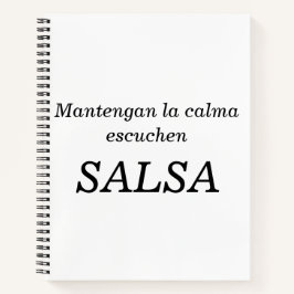 Cuaderno mantengan la calma