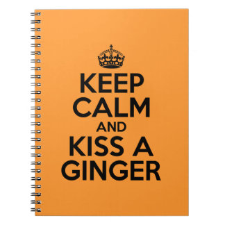 Cuaderno Mantengan la calma y besen a Ginger