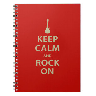 Cuaderno ¡Mantengan la calma y la roca!