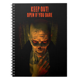 Cuaderno ¡Manténgase fuera! Abra si se atreve. Zombie
