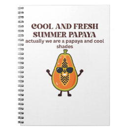Cuaderno Manteniéndolo Fresco – Camiseta Delicia de Piña Du