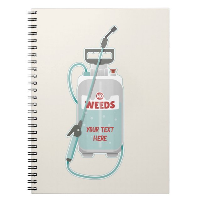 Cuaderno Mantenimiento de huertas de rociado de maleza (Frente)