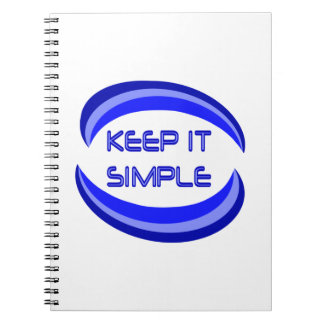 Cuaderno Mantenlo simple cita del lema de recuperación en a