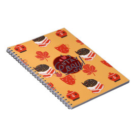 Cuaderno Mantente Acogedor Este Caída Con Este Gato De Higg