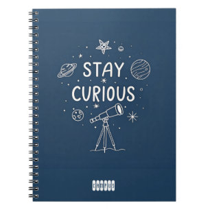 Cuaderno Mantente Curioso Starlight Notebook / Space Sentim