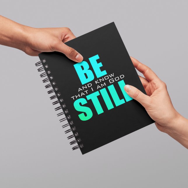 Cuaderno Mantente Y Conoce El Salmo De Dios 46 Church Journ (Bible Verse Square Notebook)