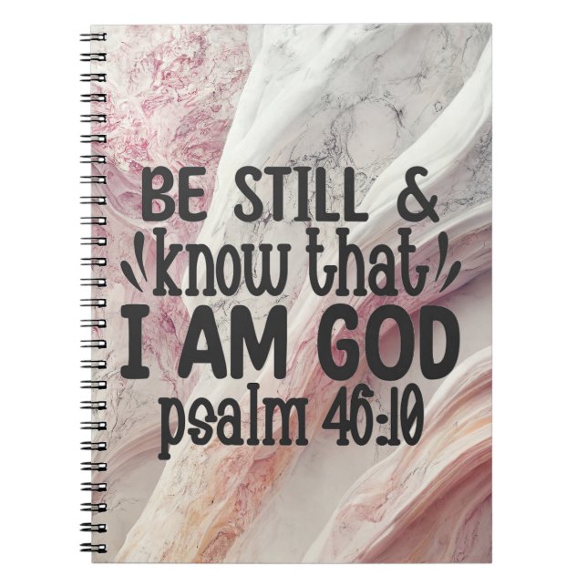 Cuaderno Mantente y sé que soy Dios (Frente)