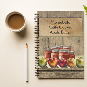 Cuaderno Mantequilla de manzana, personalizable