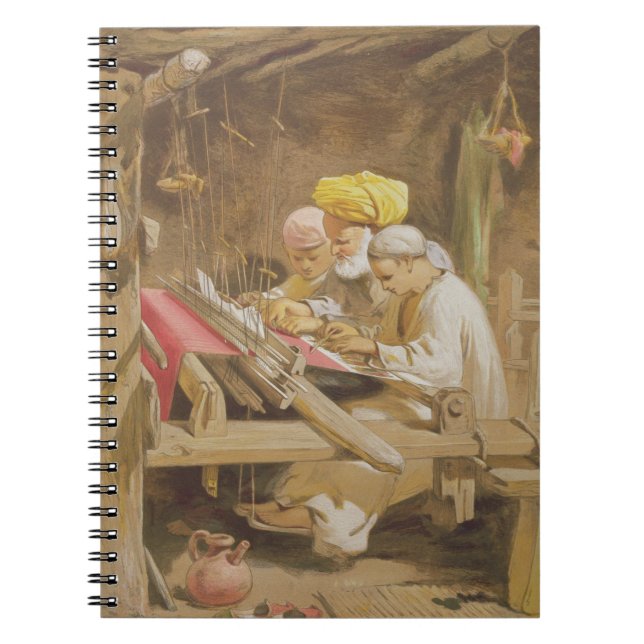 Cuaderno Mantones de la cachemira: El tejer, 1863 (Frente)