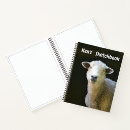 Cuaderno Manual de bosquejo de algunas ovejas