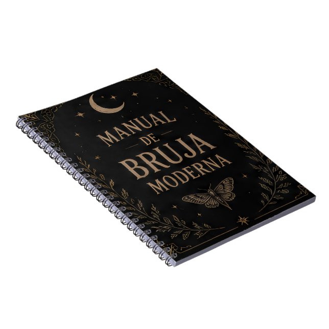 Cuaderno manual de bruja negro (Lado Derecho)