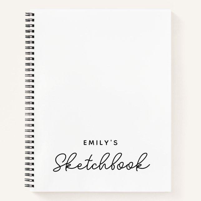 Cuaderno Manual de diseño de la caligrafía de la monolina c (Anverso)